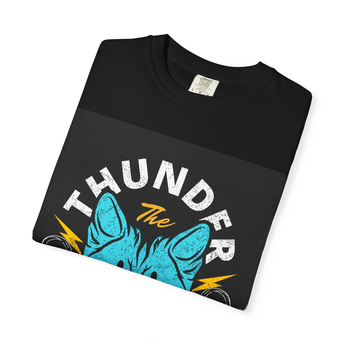 Thunder Studio Cat T-Shirt — Vintage Rock Band Tee