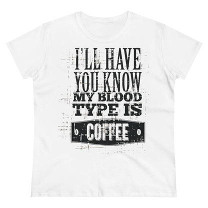 Coffee is my blood type tee